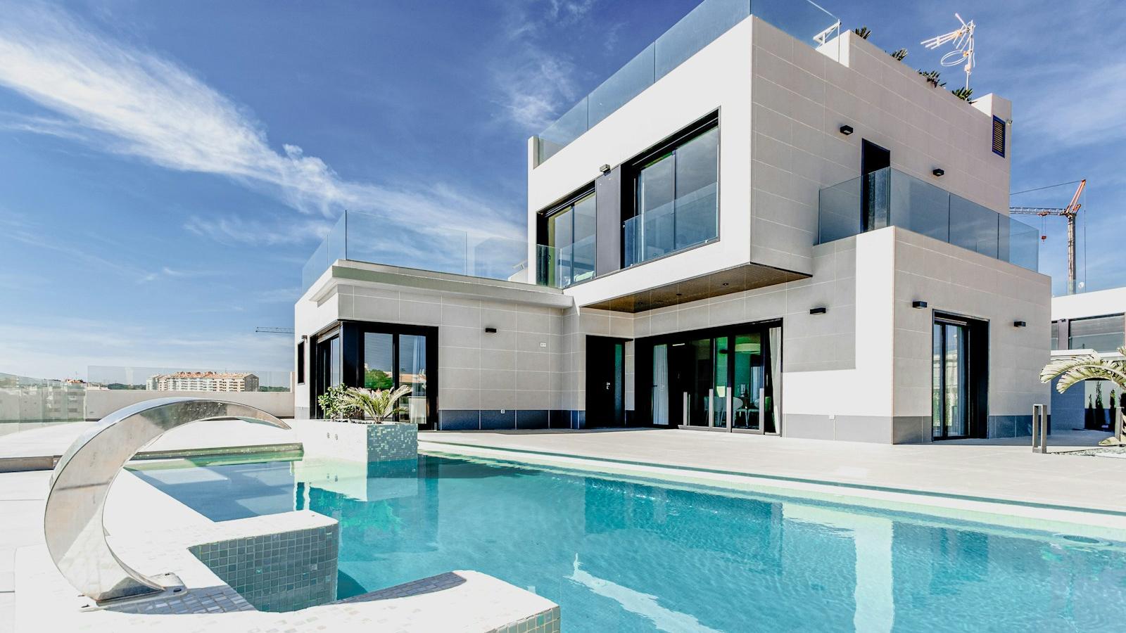Villa Pueblo Del Sol - Contemporary Garden & Pool